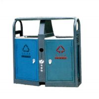 河南天祥  戶外加厚分類果皮箱（小區(qū)/公園/學校/街道）