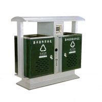 戶外垃圾桶大號垃圾箱環(huán)保二分類果皮箱 河南天祥（學(xué)校/小區(qū)）